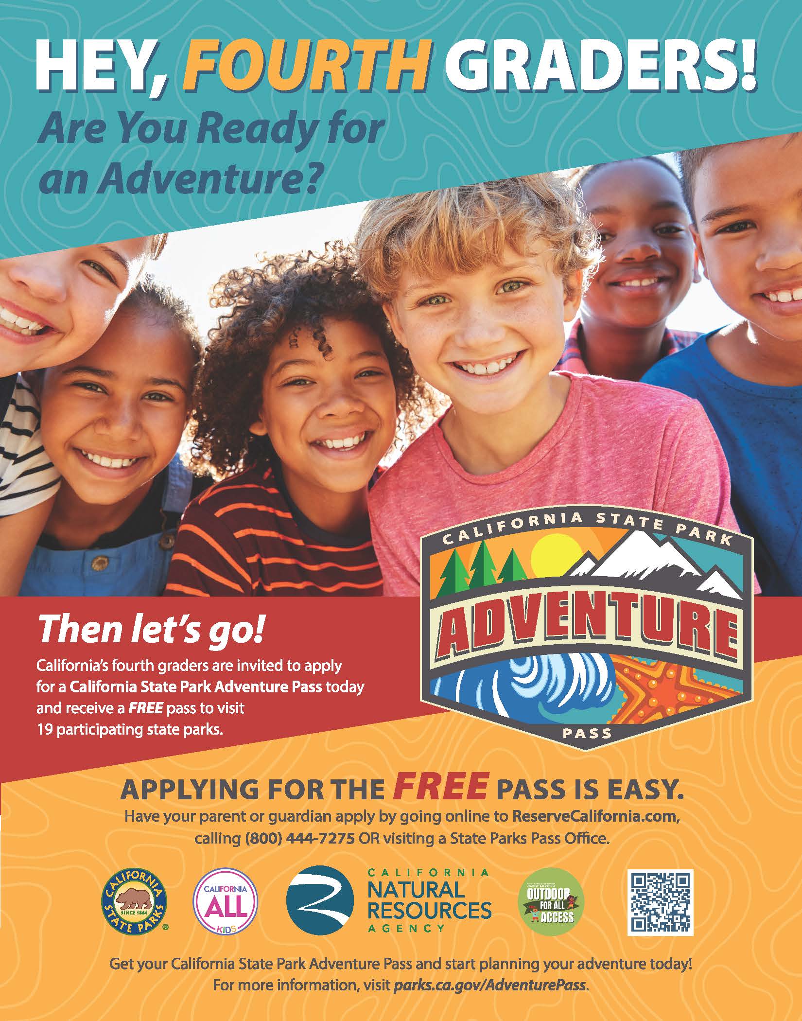 Hey 4th graders-Find out about the Adventure Pass
