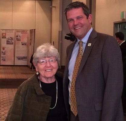 Assemblymember Jim Wood Honors Olga Winkler Holocaust Survivor