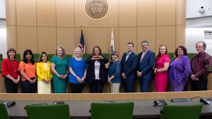 Assemblymember Wood and Staff Celebrate Pride Month