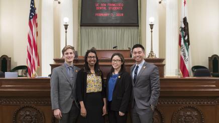 University of San Francisco Dental Students Visit State Capitol -Close Up