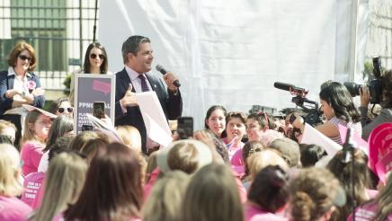 Assemblymember Wood Speaks at Rally During Planned Parenthood's 2019 Capitol Day
