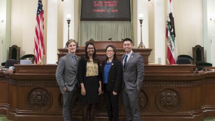 University of San Francisco Dental Students Visit State Capitol
